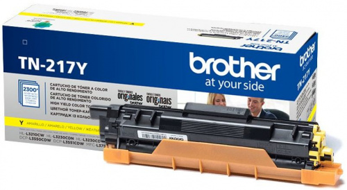 Картридж лазерный Brother TN217Y желтый (2300стр.) для Brother HL3230/DCP3550/MFC3770 фото 2