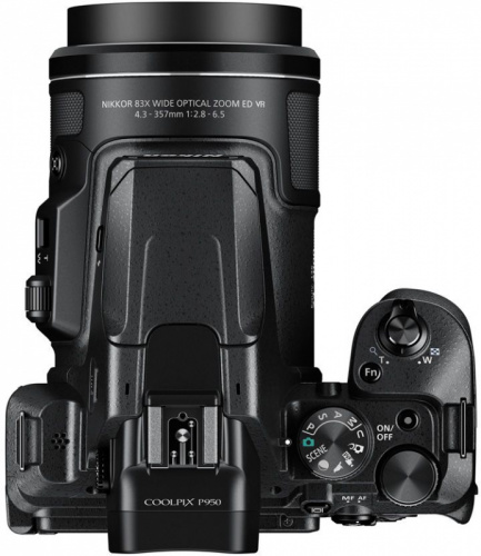 Фотоаппарат Nikon CoolPix P950 черный 16Mpix Zoom83x 3" 4K SDXC CMOS 1x2.3 IS opt 1minF turLCD VF 7fr/s 30fr/s HDMI/WiFi/EN-EL20a фото 3
