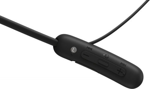 Гарнитура вкладыши Sony WI-SP510 черный беспроводные bluetooth нашейный держатель (WISP510B.E) фото 5