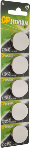 Батарея GP Lithium CR2450 (5шт) фото 2