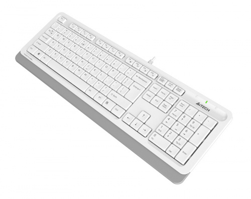 Клавиатура A4Tech Fstyler FK10 белый/серый USB фото 4