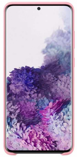 Чехол (клип-кейс) Samsung для Samsung Galaxy S20+ Silicone Cover розовый (EF-PG985TPEGRU) фото 2