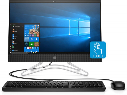 Моноблок HP 22-c0039ur 21.5" Full HD Touch i5 8250U (1.6)/8Gb/1Tb 7.2k/SSD128Gb/GT MX110 2Gb/CR/Windows 10/GbitEth/WiFi/BT/90W/клавиатура/мышь/Cam/черный 1920x1080