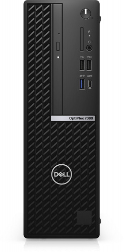ПК Dell Optiplex 7080 SFF Core i9 10900 (2.8)/32Gb/SSD512Gb/UHDG 630/DVDRW/CR/Windows 10 Professional/GbitEth/200W/клавиатура/мышь/черный фото 3