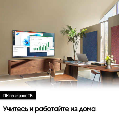 Телевизор LED Samsung 43" UE43AU7500UXCE Series 7 черный 4K Ultra HD 60Hz DVB-T2 DVB-C DVB-S2 WiFi Smart TV (RUS) фото 2
