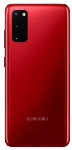 Смартфон Samsung SM-G980F Galaxy S20 128Gb 8Gb красный моноблок 3G 4G 2Sim 6.2" 1440x3200 Android 10 64Mpix 802.11 a/b/g/n/ac NFC GPS GSM900/1800 GSM1900 Ptotect MP3 microSD max1024Gb фото 6