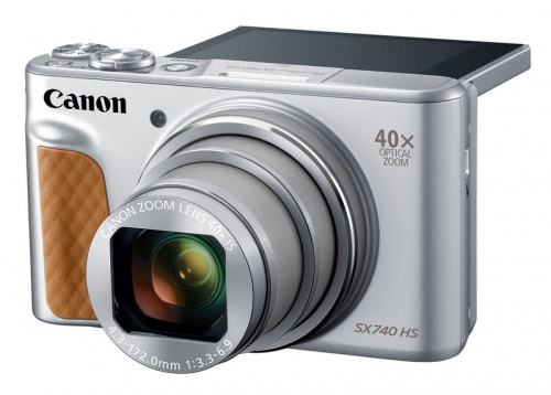 Фотоаппарат Canon PowerShot SX740HS серебристый 21.1Mpix Zoom40x 3" 4K SDXC/SD/SDHC CMOS 1x2.3 IS opt 1minF turLCD 10fr/s 30fr/s HDMI/WiFi/NB-13L фото 7