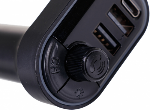 Автомобильный FM-модулятор ACV FMT-128B черный MicroSD BT USB (38762) фото 7