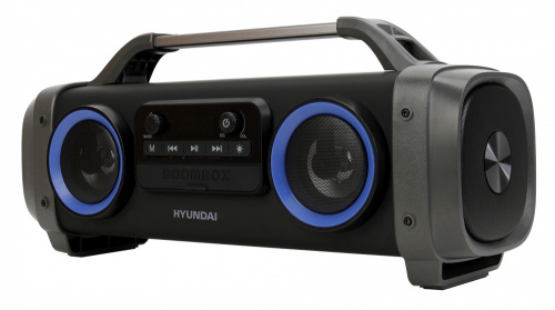Аудиомагнитола Hyundai H-PCD400 черный 28Вт MP3 FM(dig) USB BT microSD фото 4