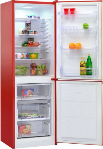 Холодильник Nordfrost NRB 119NF 832 красный (двухкамерный) фото 2