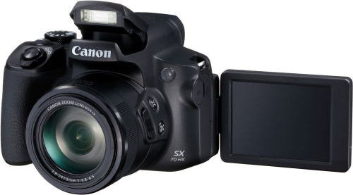 Фотоаппарат Canon PowerShot SX70 HS черный 20.3Mpix Zoom65x 3" 4K SDXC CMOS 1x2.3 IS opt turLCD rotLCD VF 10fr/s RAW 29.97fr/s HDMI/WiFi/LP-E12 фото 22