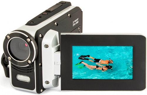 Видеокамера Rekam DVC-380 серебристый IS el 2.7" 1080p SDHC+MMC Flash/Flash фото 2