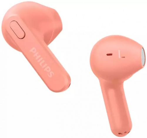 Гарнитура вкладыши Philips TAT2236PK/00 розовый беспроводные bluetooth в ушной раковине фото 2