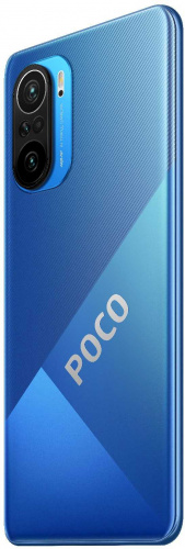 Смартфон Xiaomi Poco F3 256Gb 8Gb голубой моноблок 3G 4G 2Sim 6.67" 1080x2400 Android 11 48Mpix 802.11 a/b/g/n/ac NFC GPS GSM900/1800 GSM1900 MP3 A-GPS фото 6