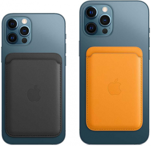 Чехол (футляр) Apple для Apple iPhone 12/12 Pro/12 mini/12 Pro Max Leather Wallet with MagSafe черный (MHLR3ZE/A) фото 2
