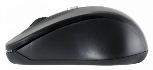 Мышь Оклик 435MW черный оптическая (1600dpi) беспроводная USB для ноутбука (4but) фото 3