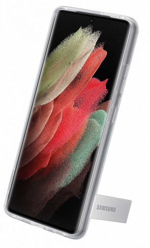 Чехол (клип-кейс) Samsung для Samsung Galaxy S21 Ultra Clear Standing Cover прозрачный (EF-JG998CTEGRU) фото 6