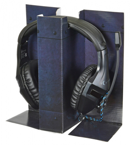 Наушники с микрофоном Оклик HS-L370G ECLIPSE черный 2м мониторные оголовье (1090730) фото 2