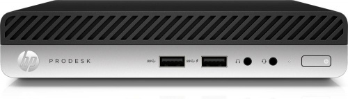 Комплект HP ProDesk 400 G5 Mini i3 9100T (3.13)/8Gb/SSD256Gb/UHDG 630/Windows 10 Professional 64/GbitEth/65W/клавиатура/мышь/черный/монитор в комплекте 23.8" Mini In One 24 1920x1080