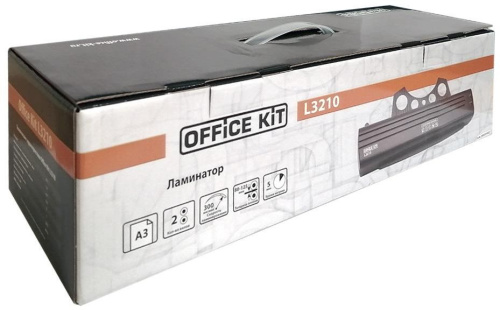 Ламинатор Office Kit L3210 A3 (80-125мкм) 30см/мин (2вал.) лам.фото фото 5
