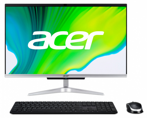 Моноблок Acer Aspire C24-960 23.8" Full HD i5 10210U (1.6)/8Gb/1Tb 5.4k/SSD256Gb/UHDG/CR/Endless/GbitEth/WiFi/BT/клавиатура/мышь/Cam/черный/серебристый 1920x1080 фото 10