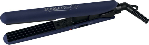 Щипцы Scarlett SC-HS60601 25Вт макс.темп.:210С покрытие:керамическое синий фото 2