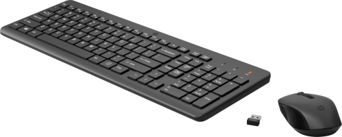 Клавиатура + мышь HP 330 клав:черный мышь:черный USB беспроводная фото 2