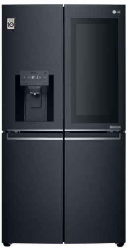 Холодильник LG GC-Q22FTBKL черный (трехкамерный) фото 2