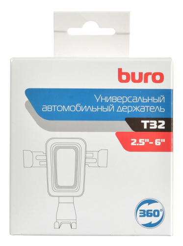 Держатель Buro T32 черный для для смартфонов и навигаторов фото 8