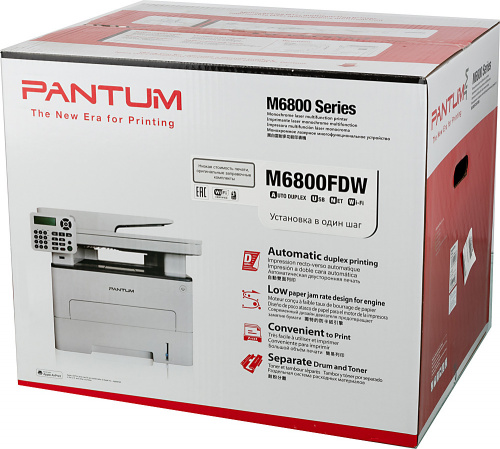 МФУ лазерный Pantum M6800FDW A4 Duplex WiFi белый фото 10