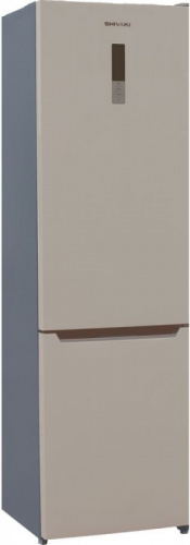 Холодильник Shivaki BMR-2016DNFBE бежевый (двухкамерный) фото 2