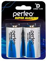 Батарея Super Alkaline PF LR20/2BL D (2шт) спайка