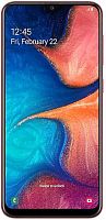 Смартфон Samsung SM-A205F Galaxy A20 32Gb 3Gb красный моноблок 3G 4G 2Sim 6.4" 720x1560 Android 9 13Mpix 802.11 b/g/n NFC GPS GSM900/1800 GSM1900 TouchSc MP3 microSD max512Gb