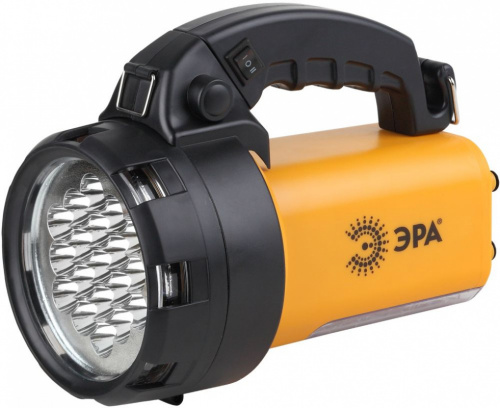Фонарь аккумуляторный Эра PA-601 черный/оранжевый 3.05Вт лам.:светодиод. (Б0031036)