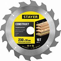 Пильный диск по дереву Stayer 3683-230-30-16 d=230мм d(посад.)=30мм (циркулярные пилы)