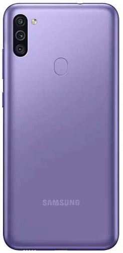 Смартфон Samsung SM-M115F Galaxy M11 32Gb 3Gb фиолетовый моноблок 3G 4G 2Sim 6.4" 720x1560 Android 10 13Mpix 802.11 b/g/n NFC GPS GSM900/1800 GSM1900 TouchSc MP3 microSD max512Gb фото 2