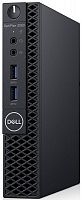 ПК Dell Optiplex 3060 Micro i3 8100T (3.1)/8Gb/SSD128Gb/UHDG 630/Linux Ubuntu/GbitEth/WiFi/BT/65W/клавиатура/мышь/черный
