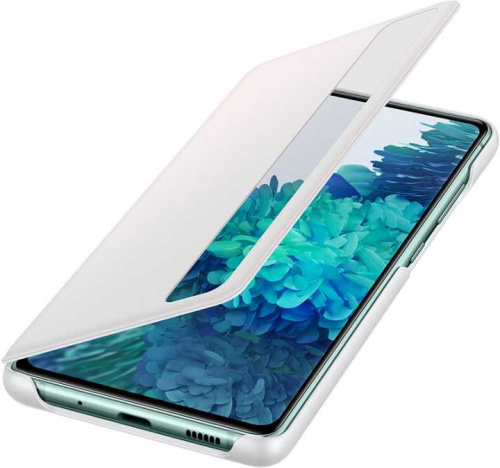 Чехол (флип-кейс) Samsung для Samsung Galaxy S20 FE Smart Clear View Cover белый (EF-ZG780CWEGRU) фото 6