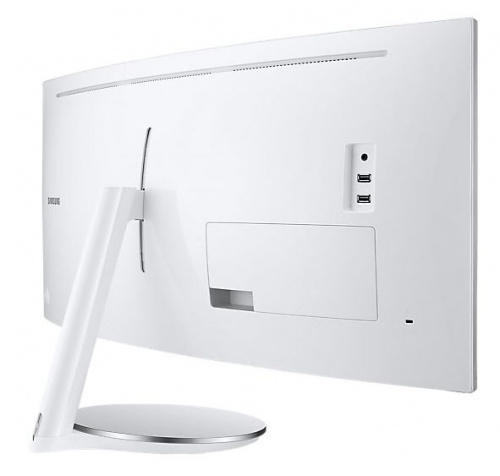 Монитор Samsung 34" C34J791WTI серебристый VA LED 4ms 21:9 HDMI M/M полуматовая HAS 3000:1 300cd 178гр/178гр 3440x1440 DisplayPort USB 7.7кг фото 5