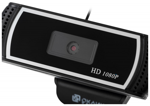 Камера Web Оклик OK-C013FH черный 2Mpix (1920x1080) USB2.0 с микрофоном фото 6