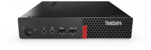 ПК Lenovo ThinkCentre M710q Tiny slim P G4560T (2.9)/4Gb/SSD128Gb/HDG610/noOS/GbitEth/WiFi/BT/65W/клавиатура/мышь/черный