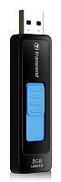 Флеш Диск Transcend 8Gb Jetflash 760 TS8GJF760 USB3.0 черный/голубой