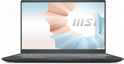 Ноутбук MSI Modern 14 B11MOU-1239RU Core i5 1155G7 8Gb SSD256Gb Intel Iris Xe graphics 14" IPS FHD (1920x1080) Windows 11 Professional dk.grey WiFi BT Cam (9S7-14D334-1239) фото 5