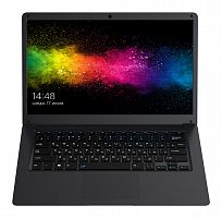 Ноутбук Digma EVE 14 C406 Celeron N3350/4Gb/SSD64Gb/Intel HD Graphics 500/14"/IPS/FHD (1920x1080)/Windows 10 Home Single Language 64/black/WiFi/BT/Cam/5000mAh