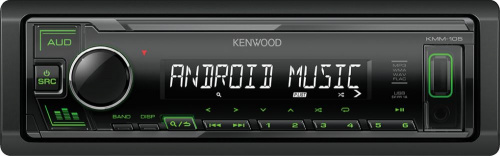 Автомагнитола Kenwood KMM-105GY 1DIN 4x50Вт