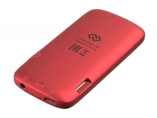 Плеер Hi-Fi Flash Digma B4 8Gb красный/1.8"/FM/microSDHC фото 7