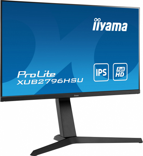 Монитор Iiyama 27" ProLite XUB2796HSU-B1 черный IPS LED 1ms 16:9 HDMI M/M матовая HAS 250cd 178гр/178гр 1920x1080 DisplayPort FHD USB 5.4кг фото 9