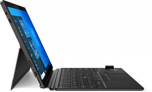 Ноутбук Lenovo ThinkPad X12 Detachable G1 T Core i5 1130G7 16Gb SSD512Gb Intel Iris Xe graphics 12.3" IPS Touch FHD+ (1920x1280) 4G Windows 10 Professional 64 black WiFi BT Cam фото 8