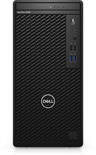 ПК Dell Optiplex 3080 MT i3 10100 (3.6)/8Gb/SSD256Gb/UHDG 630/DVDRW/Linux Ubuntu/GbitEth/260W/клавиатура/мышь/черный фото 3