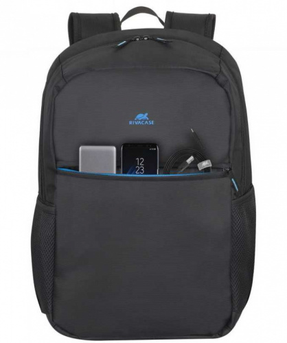 Рюкзак для ноутбука 17.3" Riva 8069 черный полиэстер фото 2